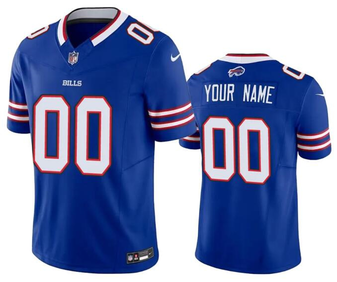 Men's Buffalo Bills Customized Blue 2023 F.U.S.E. Vapor Untouchable Limited Stitched Jersey Men's Buffalo Bills Customized Blue 2023 F.U.S.E. Vapor Untouchable Limited Stitched Jersey
